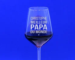 Verre à vin personnalisable - Meilleur Papa|Cadeaux.com Sale