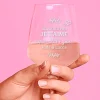 Verre à vin personnalisable - Aujourd'hui je t'aime depuis|Cadeaux.com New