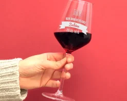 Verre à vin personnalisable anniversaire - Bougies|Cadeaux.com Hot