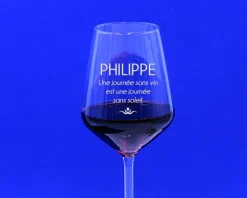 Verre à vin personnalisable - Citation|Cadeaux.com