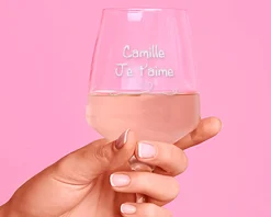 Verre à vin personnalisable - Déclaration|Cadeaux.com Hot