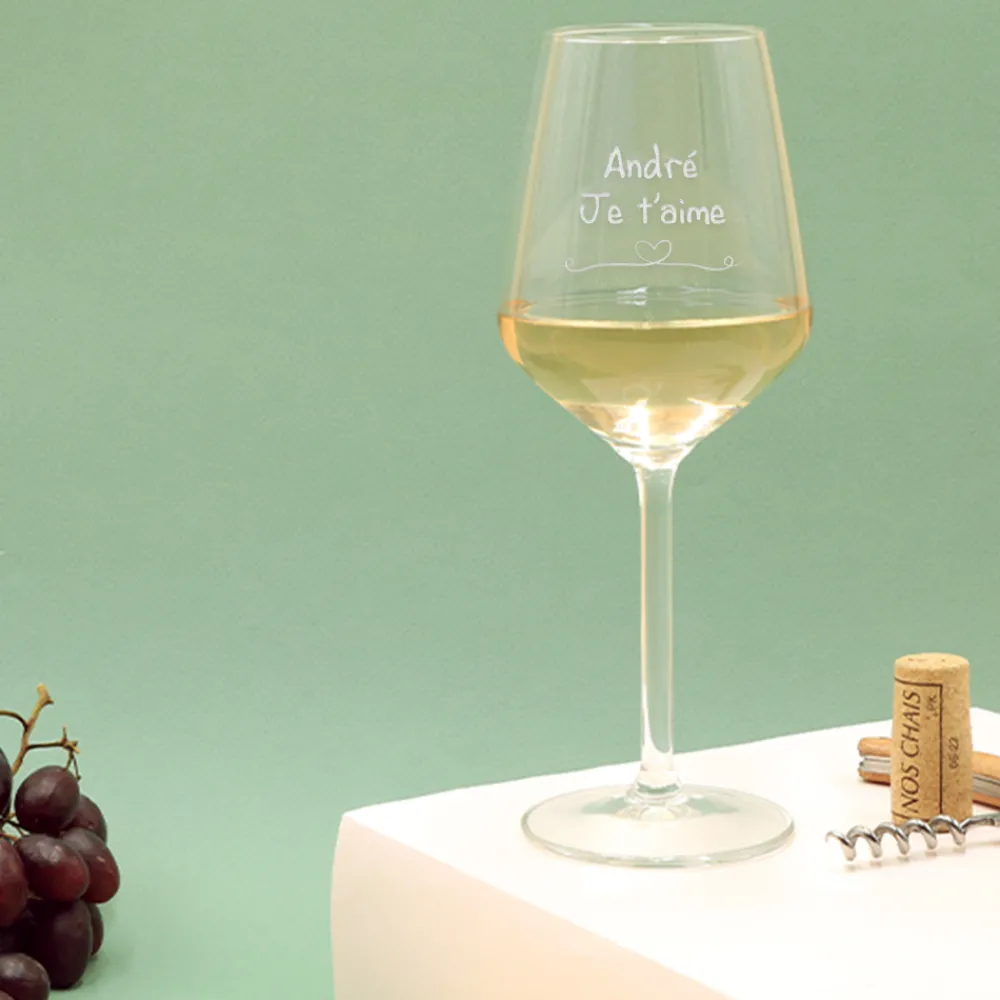 Verre à vin personnalisable - Déclaration|Cadeaux.com Hot