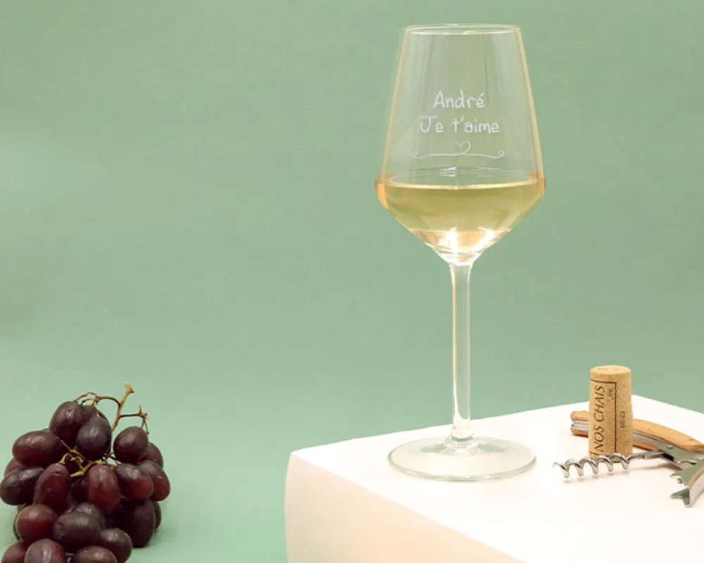 Verre à vin personnalisable - Déclaration|Cadeaux.com Hot