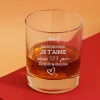 Verre à whisky personnalisé couple - Aujourd'hui je t'aime depuis|Cadeaux.com New