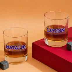 Verre à whisky personnalisé - College Style|Cadeaux.com Best