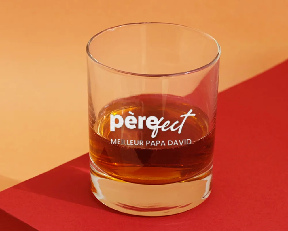 Verre à whisky personnalisé - Père-fect|Cadeaux.com Outlet