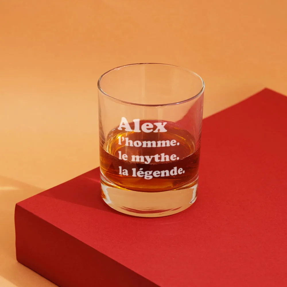 Verre à whisky personnalisé - Légende|Cadeaux.com New