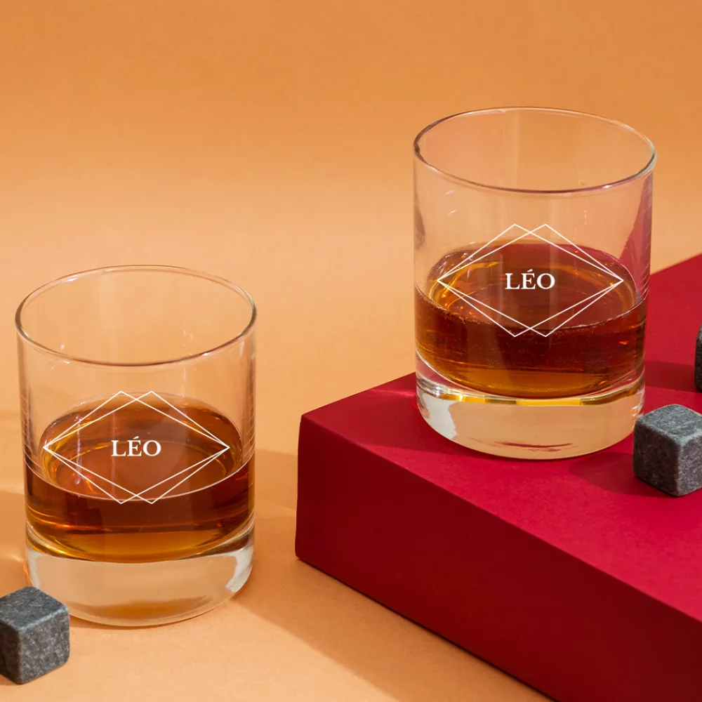 Verre à whisky personnalisé - Prénom|Cadeaux.com