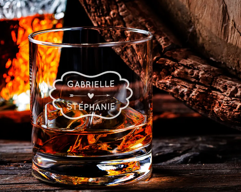 Verre apéro personnalisé - Prénoms Couple|Cadeaux.com Clearance