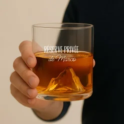 Verre relief personnalisé - Message|Cadeaux.com Best