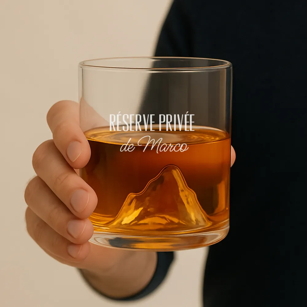 Verre relief personnalisé - Message|Cadeaux.com Best